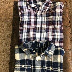 Gap boys long sleeve button down shirt